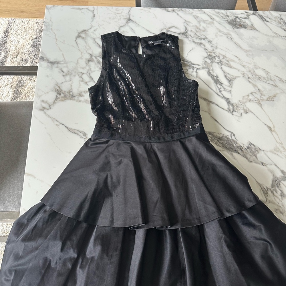 A/X Armani Exchange Black Sequin Mini Dress